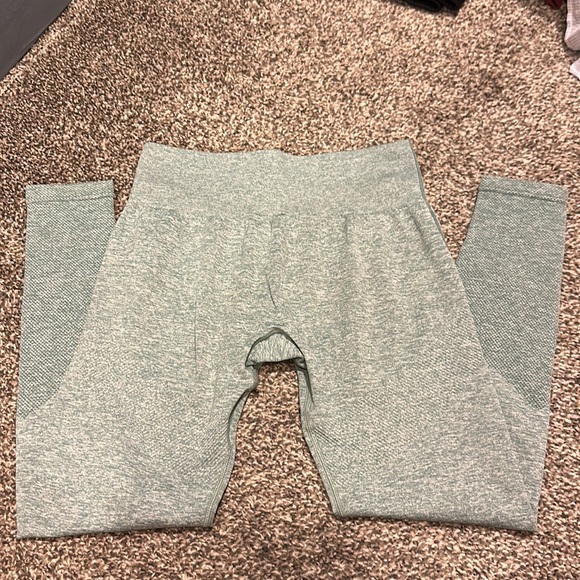 ACTA stretchy teal green leggings Medium - Picture 5 of 10